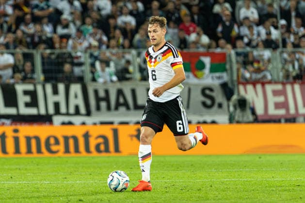 Deutschland: Deutschland vs Griechenland, UEFA Nations League, 2. Spieltag, Saison 2026 27, WWK Arena (Augsburg): Joshua Kimmich, (Deutschland, 6) am Ball Augsburg WWK Arena Bayern Deutschland Copyright: xBenedictxChristx