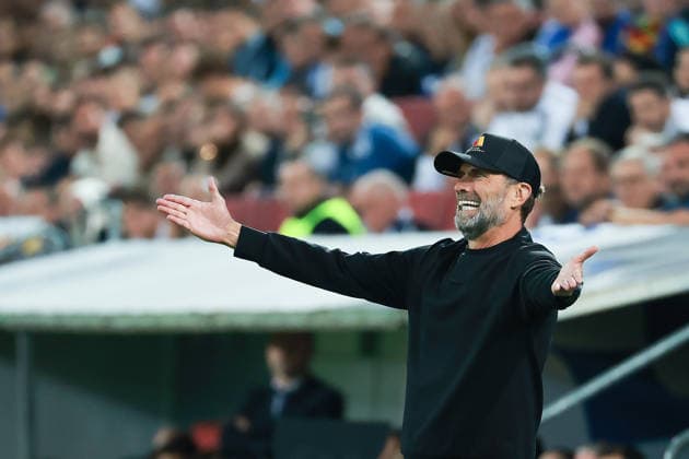 UEFA Nations League - 26 27 - Deutschland - Griechenland am 27.09.2026 in der WWK Arena in Augsburg, Trainer Jürgen Juergen Jurgen Klopp (Deutschland) reagiert an der Seitelinie.