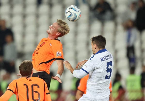 SERBIA vs NETHERLANDS KENNETH TAYLOR football Serbia vs Netherlands UEFA Nations league match at Rajko Mitic stadium , Belgrade 27.09.2026 Foto: FOOTBALL, SERBIA, NETHERLANDS, UEFA NATIONS LEAGUE Beograd Rajko Mitic stadium Serbia Copyright: xMarkoxMetlas xMNxPressx