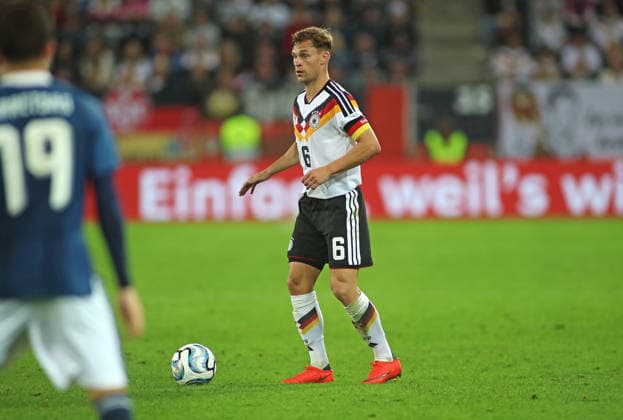 Deutschland - Griechenland, Fussball, Herren, Saison 2026 2027, Länderspiel, Nations League, 2.Spieltag, Liga A, Gruppe 2, WWK Arena Joshua Kimmich (Deutschland) mit Ball