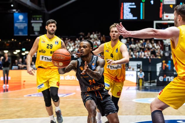 27.09.2026, GER, BBL, easyCredit Basketball Bundesliga, Chemnitz, Niners Chemnitz - Phoenix Hagen Cobe Williams (Niners Chemnitz, 24) Chemnitz Messe Chemnitz Sachsen Deutschland
