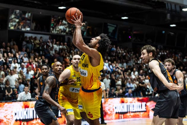 27.09.2026, GER, BBL, easyCredit Basketball Bundesliga, Chemnitz, Niners Chemnitz - Phoenix Hagen Trenton Gibson (Phoenix Hagen, 33) Chemnitz Messe Chemnitz Sachsen Deutschland