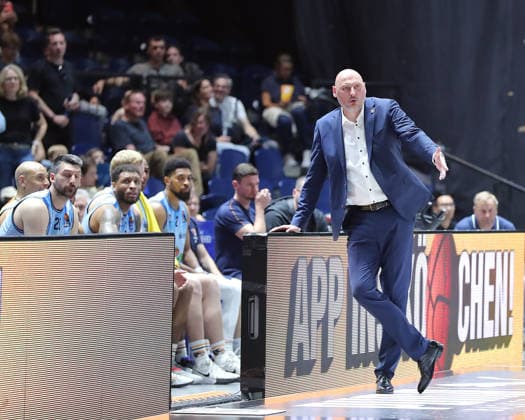 Headcoach Przemyslaw Frasunkiewicz Basketball, Herren, Saison 2026 2027, easyCredit Basketball-Bundesliga, Basketball Loewen Braunschweig gegen Rostock Seawolves, 83-82