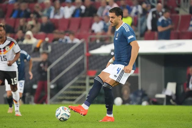Ntinos Mavropanos (Griechenland, Greece) - Augsburg 27.09.2026: Deutschland vs. Griechenland, UEFA Nations League, WWK Arena, 2. Spieltag