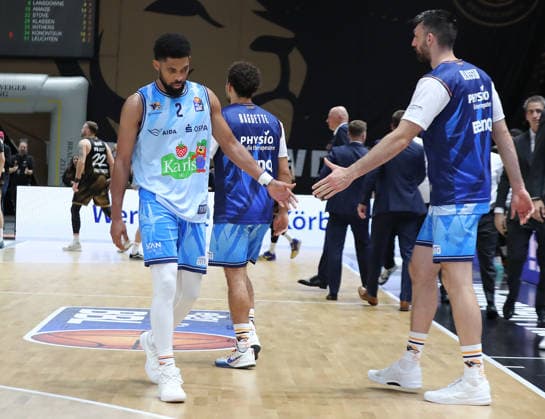 Enttaeuscht Zach Copeland (Rostock Seawolves) Basketball, Herren, Saison 2026 2027, easyCredit Basketball-Bundesliga, Basketball Loewen Braunschweig gegen Rostock Seawolves, 83-82
