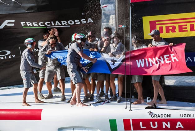 September 27, 2026, Napoli, Naples, Naples, Italy: Lun Rossa 1 Team members celebrate the victory on board.Luna Rossa 1 Italy won the the Louis Vuitton 38th AmericaoÃ¢Ã¢ s Cup Preliminary Regatta as final result of the third day of race and a final round with Emirates New Zealand. AmericaoÃ¢Ã¢ s Cup will take place in the Bay of Naples in 2027. Napoli, Naples Italy  - ZUMAf172 20260927_zip_f172_053 Copyright: xValeriaxFerrarox Race Day 3.AmericaÃ¢â‚¬â ¢S Cup Preliminary Regatta In Naples  - ZUMA0867 0867979225st Copyright: xIMAGO ValeriaxFerrarox