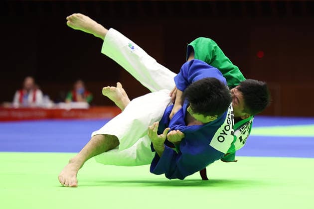 Ken Oyoshi (JPN), SEPTEMBER 28, 2026 - Kurash : MenS -81kg Round of 16 at Aichi Prefectural Martial Arts Hall during the Asian Games Aichi-Nagoya 2026 in Aichi, Japan. Noxthirdxpartyxsales  aflo_351609661 KenichiroxOganex