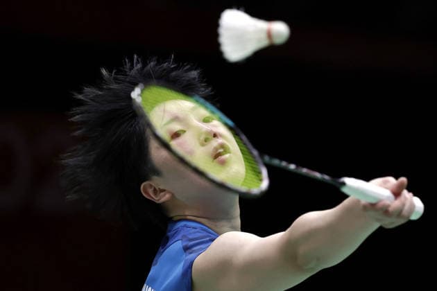 Aichi-Nagoya Asian Games: Badminton Japanese badminton player Akane Yamaguchi competes against China s Wang Zhiyi in an Aichi-Nagoya Asian Games women s singles semifinal at Ichinomiya City Municipal Gymnasium in Ichinomiya in Aichi Prefecture, central Japan, on Sept. 28, 2026. Yamaguchi defeated Wang and advanced to the final.  A14AA0005629133P