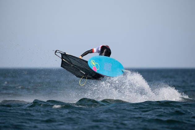 PWA - Citroen - World Windsurfing Tour Sylt 2026 - Tag 2 Freestyle Men - Slalom Men Training; Sylt Westerland, 27.09.2026 Luka Stomp (Freestyle Men, Curacao, CUR-112); PWA - Citroen - World Windsurfing Tour Sylt 2026 - Tag 2 Freestyle Men - Slalom Men Training am 27.09.2026 vor dem Brandenburger Strand - Motorboot auf Sylt Westerland (Deutschland). Copyright: xBEAUTIFULxSPORTS AndreasxDickx
