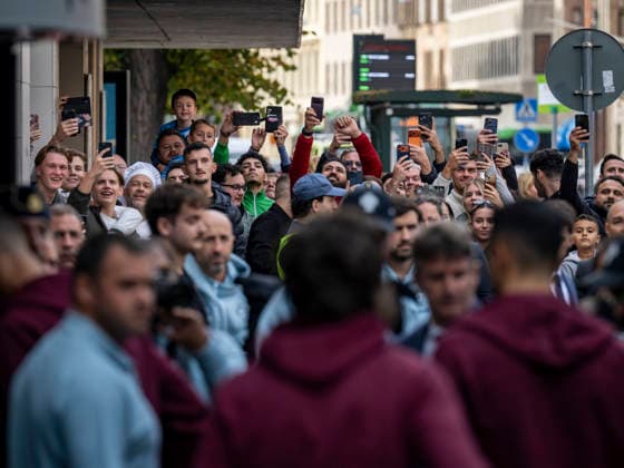 MALMO 2026-09-28 Cristiano Ronaldo and the rest of the Portugal national soccer team arrive at their hotel in Malmo, Sweden, on Monday Sept. 28, 2026. Portugal will face Denmark in a Nations League match in Copenhagen on Thursday, but are based in Malmo. MALMÖ SWEDEN x50090x