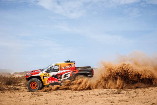W2RC - RALLYE DU MAROC 2026 203 QUINTERO Seth (usa), SHORT Andrew (usa), Toyota Hilux GR, Toyota Gazoo Racing W2RC, FIA W2RC, ULT T1+, action, during the Prologue of the Rallye du Maroc 2026, 4th round of the 2026 WR2C Championship from September 28, 2026 in Agadir, Morocco - AgadirMorocco  Copyright: xFREDERICxLExFLOCxHx