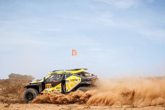 W2RC - RALLYE DU MAROC 2026 223 MORAES Lucas (bra), MORENO Pablo (esp), Dacia Sandrider, The Dacia Sandriders, FIA W2RC, ULT T1+, action, during the Prologue of the Rallye du Maroc 2026, 4th round of the 2026 WR2C Championship from September 28, 2026 in Agadir, Morocco - AgadirMorocco  Copyright: xFREDERICxLExFLOCxHx