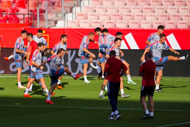 September 28, 2026, Sevilla, Sevilla, Spain: Luka Modric of Croatia during training session the UEFA Nations League 2026 27 group phase football match played between Spain and Croatia at Ramon Sanchez-Pizjuan stadium on September 28, 2026, in Sevilla, Spain. Croatia Training Session - UEFA Nations League 2026 27  - ZUMAa181 20260928_zaa_a181_030 Copyright: xJoaquoÂ­NxCorcherox