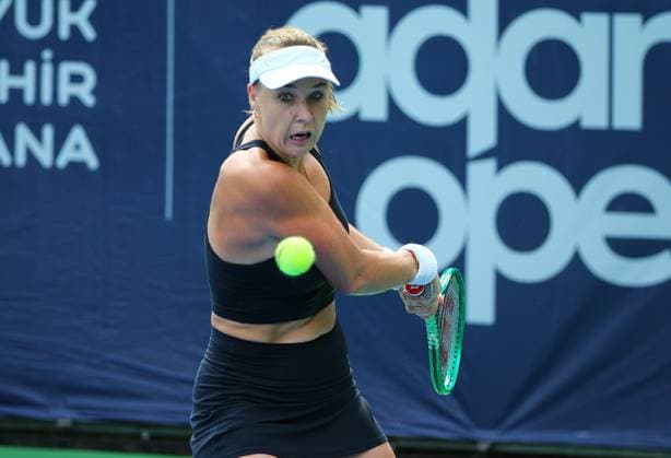 WTA, Tennis Damen 125 Adana Open Tennis Tournament ADANA, TURKIYE - SEPTEMBER 28: French tennis player Anna Blinkova competes against Colombia s Emiliana Arango (not seen) during their round of 32 match at the WTA 125 Adana Open Tennis Tournament at Adana Tennis, Mountain and Water Sports Club (ATDSK) in Adana, Turkiye on September 28, 2026. Yakup Saglam Anadolu Adana Turkey. Editorial use only. Please get in touch for any other usage.  Copyright: x2026xAnadoluxYakupxSaglamx