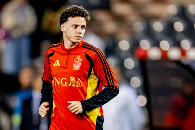 BRUSSEL - BelgiÃ« defender Maxim De Cuyper during the UEFA Nations League match between Belgie and Frankrijk at Koning Boudewijn Stadion on 28 September 2026 in Brussel, Belgie. (Photo by DeFodi Images) -