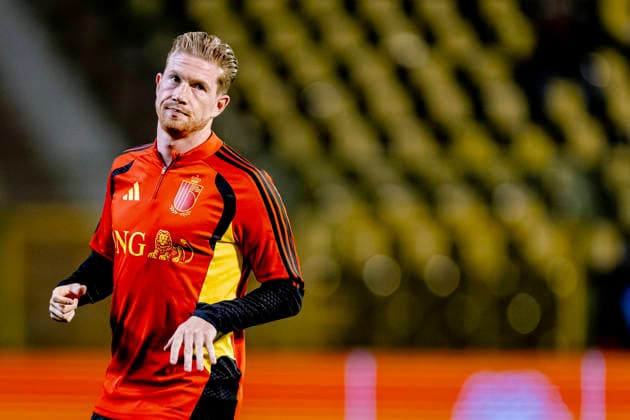 BRUSSEL - BelgiÃ« midfielder Kevin De Bruyne during the UEFA Nations League match between Belgie and Frankrijk at Koning Boudewijn Stadion on 28 September 2026 in Brussel, Belgie. (Photo by DeFodi Images) -