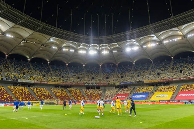 Monday, 28 Sep 2026, UEFA Nations League 2026, League phase, Matchday 2 League B, Group B4 Romania vs Bosnia and Herzegovina, National Arena Stadium, Bucharest, Romania Romania Team at warm-up