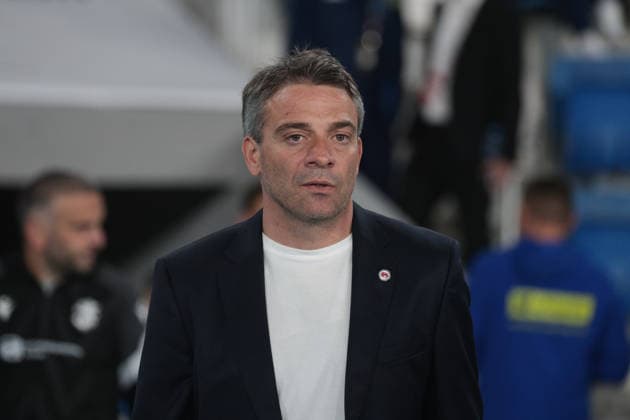 Ramaz Svanadze, head coach of Georgia before the UEFA Nations League match between Georgia and Ukraine at the The Boris Paitchadze Dinamo Arena in Tbilisi, Georgia, on September 28, 2026. Tbilisi Dinamo Arena named after Boris Paichadze, Akaki Tsereteli Avenue, Didube, Tbilisi, 0154, Georgia Georgia Copyright: xArturxStabulnieksx 1J7A8181