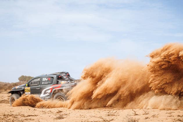 W2RC - RALLYE DU MAROC 2026 216 BOTTERILL Guy (rsa), KÖHNE Henry (rsa), Toyota Hilux IMT Evo, Toyota Gazoo Racing SA, FIA W2RC, ULT T1+, action, during the Prologue of the Rallye du Maroc 2026, 4th round of the 2026 WR2C Championship from September 28, 2026 in Agadir, Morocco - AgadirMorocco  Copyright: xFREDERICxLExFLOCxHx