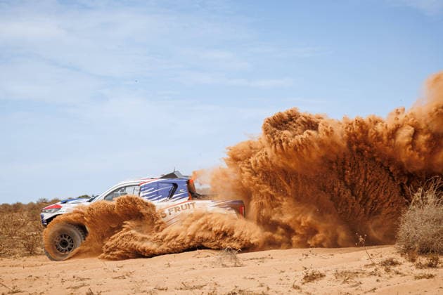 W2RC - RALLYE DU MAROC 2026 210 GARCES Hernan (chi), LATRACH Juan Pablo (chi), Toyota Hilux GR, Overdrive Racing, FIA W2RC, ULT T1+, action, during the Prologue of the Rallye du Maroc 2026, 4th round of the 2026 WR2C Championship from September 28, 2026 in Agadir, Morocco - AgadirMorocco  Copyright: xFREDERICxLExFLOCxHx