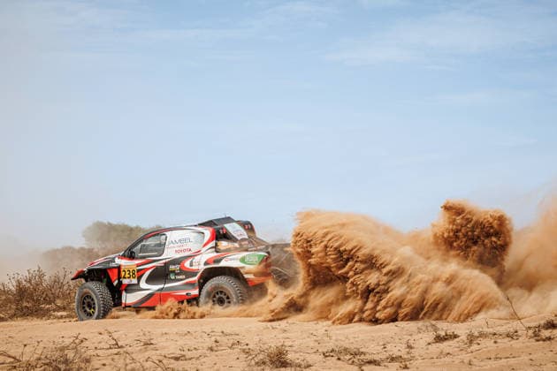 W2RC - RALLYE DU MAROC 2026 238 AKEEL Dania (ksa), DELAUNAY SÃ bastien (fra), Toyota Hilux Evo, Overdrive Racing, FIA W2RC, ULT T1+, action, during the Prologue of the Rallye du Maroc 2026, 4th round of the 2026 WR2C Championship from September 28, 2026 in Agadir, Morocco - AgadirMorocco  Copyright: xFREDERICxLExFLOCxHx