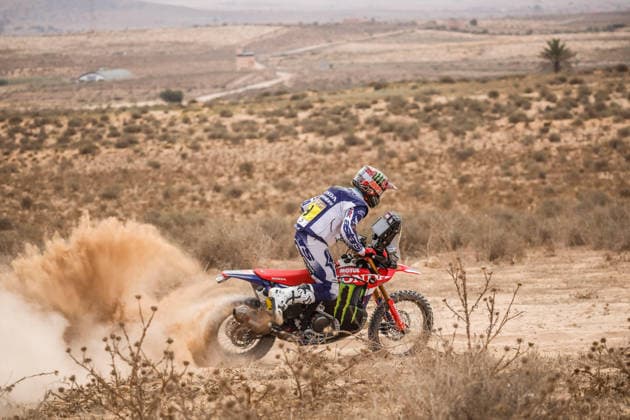 W2RC - RALLYE DU MAROC 2026 09 BRABEC Ricky (usa), Monster Energy Honda HRC, Honda CRF 450, FIM W2RC, Rally GP, action, during the Prologue of the Rallye du Maroc 2026, 4th round of the 2026 WR2C Championship from September 28, 2026 in Agadir, Morocco - AgadirMorocco  Copyright: xFREDERICxLExFLOCxHx