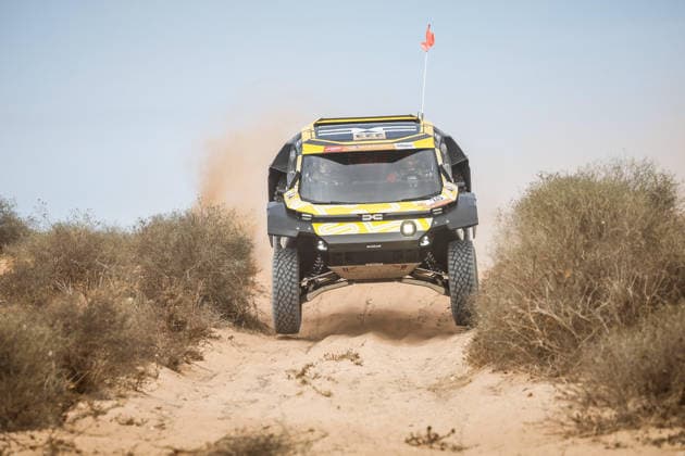 W2RC - RALLYE DU MAROC 2026 223 MORAES Lucas (bra), MORENO Pablo (esp), Dacia Sandrider, The Dacia Sandriders, FIA W2RC, ULT T1+, action, during the Prologue of the Rallye du Maroc 2026, 4th round of the 2026 WR2C Championship from September 28, 2026 in Agadir, Morocco - AgadirMorocco  Copyright: xFREDERICxLExFLOCxHx