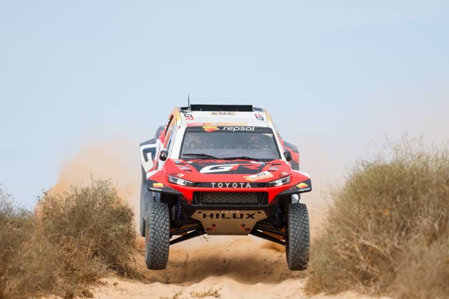 W2RC - RALLYE DU MAROC 2026 202 LATEGAN Henk (rsa), CUMMINGS Brett (rsa), Toyota Hilux GR, Toyota Gazoo Racing W2RC, FIA W2RC,ULT T1+, action, during the Prologue of the Rallye du Maroc 2026, 4th round of the 2026 WR2C Championship from September 28, 2026 in Agadir, Morocco - AgadirMorocco  Copyright: xFREDERICxLExFLOCxHx