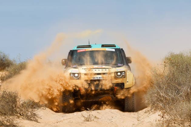 W2RC - RALLYE DU MAROC 2026 502 BACIUSKA Rokas (ltu), VIDAL Oriol (esp), Defender Dakar D7X-R, Defender Rally, FIA W2RC, STK STK, action, during the Prologue of the Rallye du Maroc 2026, 4th round of the 2026 WR2C Championship from September 28, 2026 in Agadir, Morocco - AgadirMorocco  Copyright: xFREDERICxLExFLOCxHx