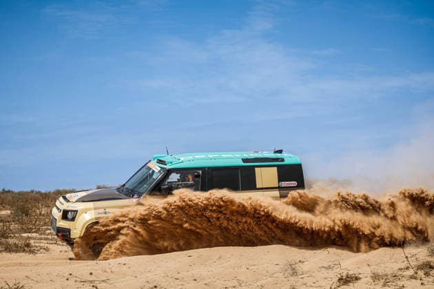 W2RC - RALLYE DU MAROC 2026 502 BACIUSKA Rokas (ltu), VIDAL Oriol (esp), Defender Dakar D7X-R, Defender Rally, FIA W2RC, STK STK, action, during the Prologue of the Rallye du Maroc 2026, 4th round of the 2026 WR2C Championship from September 28, 2026 in Agadir, Morocco - AgadirMorocco  Copyright: xFREDERICxLExFLOCxHx