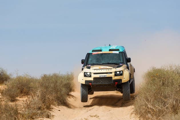 W2RC - RALLYE DU MAROC 2026 504 PRICE Sara (usa), BERRIMAN Sean (usa), Defender Dakar D7X-R, Defender Rally, FIA W2RC, STK STK, action during the Prologue of the Rallye du Maroc 2026, 4th round of the 2026 WR2C Championship from September 28, 2026 in Agadir, Morocco - AgadirMorocco  Copyright: xFREDERICxLExFLOCxHx