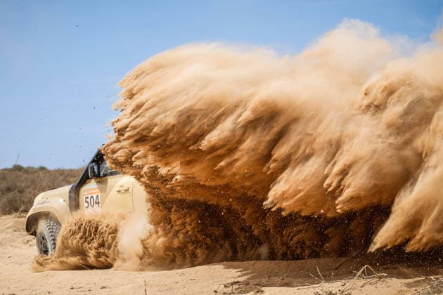 W2RC - RALLYE DU MAROC 2026 504 PRICE Sara (usa), BERRIMAN Sean (usa), Defender Dakar D7X-R, Defender Rally, FIA W2RC, STK STK, action during the Prologue of the Rallye du Maroc 2026, 4th round of the 2026 WR2C Championship from September 28, 2026 in Agadir, Morocco - AgadirMorocco  Copyright: xFREDERICxLExFLOCxHx