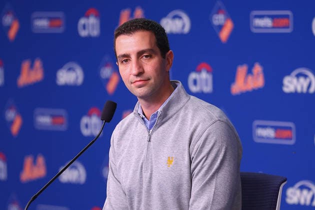 Mets David Stearns Year End press conference, PK, Pressekonferenz New York Mets President of Baseball Operations David Stearns speaks to the media during a press conference in the Shannon Forde Press Conference Room at Citi Field in Flushing, on September 28, 2026. Flushing, Queens N.Y. United States  Copyright: xGordonxDonovanx originalFilename:donovan-metsdavi260928_npU06.jpg
