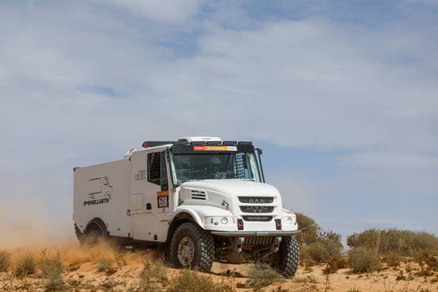 W2RC - RALLYE DU MAROC 2026 608 HELLGETH Juergen (ger), HELLGETH Andreas (ger), BEIER Philipp (ger), MM Technology Dakar Evo4, Hellgeth Engineering, TRK T5.1, action, during the Prologue of the Rallye du Maroc 2026, 4th round of the 2026 WR2C Championship from September 28, 2026 in Agadir, Morocco - AgadirMorocco Copyright: xDamienxSaulnierx