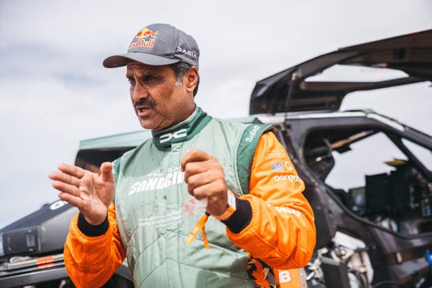 W2RC - RALLYE DU MAROC 2026 AL ATTIYAH Nasser (qat), Dacia Sandrider, The Dacia Sandriders, FIA W2RC, ULT T1+, portrait during the Prologue of the Rallye du Maroc 2026, 4th round of the 2026 WR2C Championship from September 28, 2026 in Agadir, Morocco - AgadirMorocco  Copyright: xDamienxSaulnierx