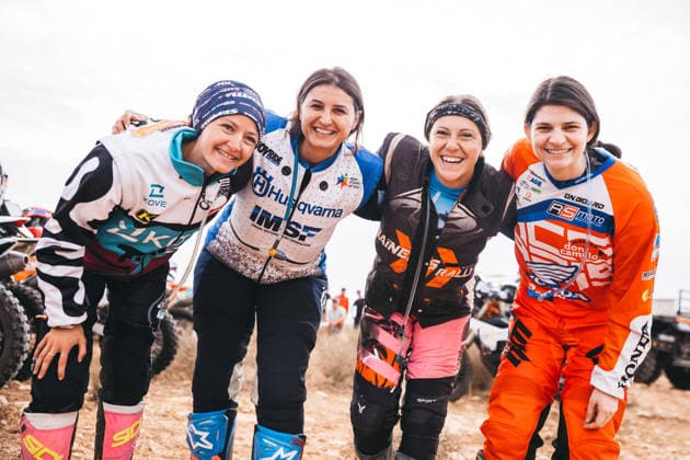 W2RC - RALLYE DU MAROC 2026 BEN-NATAN Alona (isr), Joyride Race Service, KTM 450 Rally Factory Replica, FIM W2RC, Rally 2 F, MANSUY Lilimay (fra), L3R, Kove 450 Rally, FIM W2RC, Rally 2 J-F, CABINI Raffaella (ita), RSMoto Honda Service Team, Honda Honda CRF 450 Rally RS2, FIM W2RC, Rally 2 F, portrait during the Prologue of the Rallye du Maroc 2026, 4th round of the 2026 WR2C Championship from September 28, 2026 in Agadir, Morocco - AgadirMorocco Copyright: xDamienxSaulnierx