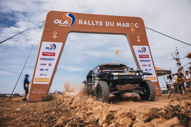 W2RC - RALLYE DU MAROC 2026 299 AL ATTIYAH Nasser (qat), LURQUIN Fabian (bel), Dacia Sandrider, The Dacia Sandriders, FIA W2RC, ULT T1+, action during the Prologue of the Rallye du Maroc 2026, 4th round of the 2026 WR2C Championship from September 28, 2026 in Agadir, Morocco - AgadirMorocco  Copyright: xDamienxSaulnierx