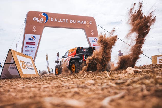 W2RC - RALLYE DU MAROC 2026 202 LATEGAN Henk (rsa), CUMMINGS Brett (rsa), Toyota Hilux GR, Toyota Gazoo Racing W2RC, FIA W2RC,ULT T1+, action during the Prologue of the Rallye du Maroc 2026, 4th round of the 2026 WR2C Championship from September 28, 2026 in Agadir, Morocco - AgadirMorocco  Copyright: xDamienxSaulnierx