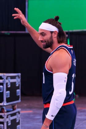 September 28, 2026, Inglewood, California, USA: Max Strus 31 during the Los Angeles Clippers Media Day on Monday September 28, 2026 at Intuit Dome in Inglewood, California. ARIANA RUIZ PI Inglewood USA - ZUMAp124 20260928_zaa_p124_003 Copyright: xArianaxRuizx