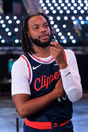 September 28, 2026, Inglewood, California, USA: Darius Garland 10 during the Los Angeles Clippers Media Day on Monday September 28, 2026 at Intuit Dome in Inglewood, California. ARIANA RUIZ PI Inglewood USA - ZUMAp124 20260928_zaa_p124_010 Copyright: xArianaxRuizx