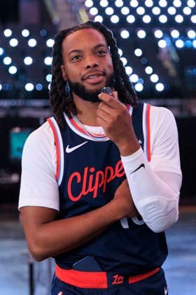 September 28, 2026, Inglewood, California, USA: Darius Garland 10 during the Los Angeles Clippers Media Day on Monday September 28, 2026 at Intuit Dome in Inglewood, California. ARIANA RUIZ PI Inglewood USA - ZUMAp124 20260928_zaa_p124_005 Copyright: xArianaxRuizx