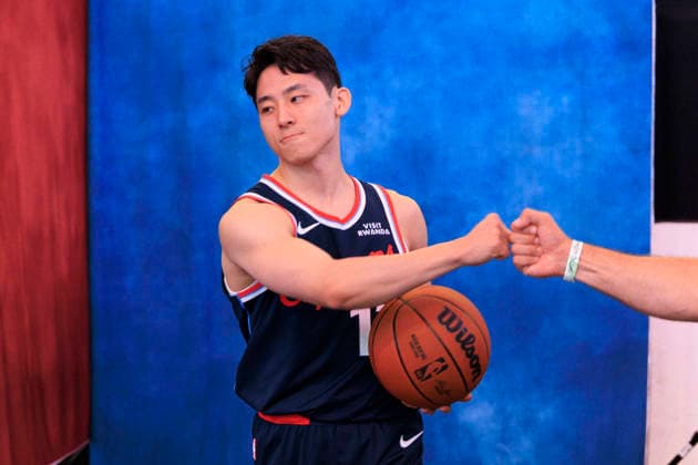 September 28, 2026, Inglewood, California, USA: Yuki Kawamura 17 during the Los Angeles Clippers Media Day on Monday September 28, 2026 at Intuit Dome in Inglewood, California. ARIANA RUIZ PI Inglewood USA - ZUMAp124 20260928_zaa_p124_009 Copyright: xArianaxRuizx