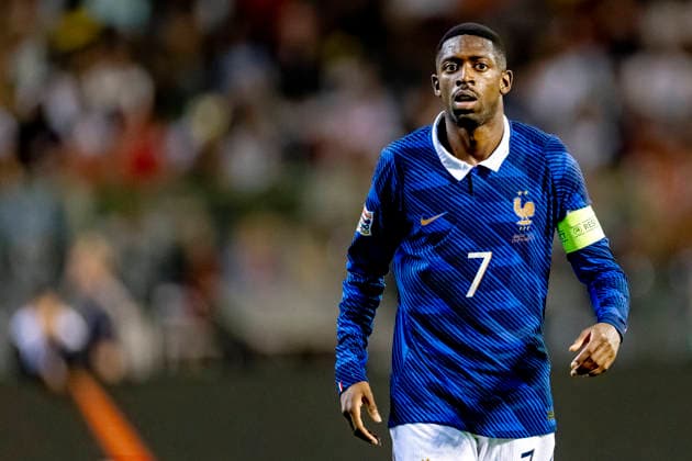 BRUSSEL - Frankrijk forward Ousmane DembÃ lÃ during the UEFA Nations League match between Belgie and Frankrijk at Koning Boudewijn Stadion on 28 september 2026 in Brussel, Belgie. (Photo by DeFodi Images) -