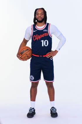 September 28, 2026, Inglewood, California, USA: Darius Garland 10 during the Los Angeles Clippers Media Day on Monday September 28, 2026 at Intuit Dome in Inglewood, California. ARIANA RUIZ PI Inglewood USA - ZUMAp124 20260928_zaa_p124_025 Copyright: xArianaxRuizx