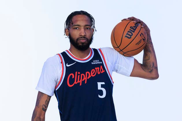September 28, 2026, Inglewood, California, USA: Derrick Jones Jr. 5 during the Los Angeles Clippers Media Day on Monday September 28, 2026 at Intuit Dome in Inglewood, California. ARIANA RUIZ PI Inglewood USA - ZUMAp124 20260928_zaa_p124_029 Copyright: xArianaxRuizx