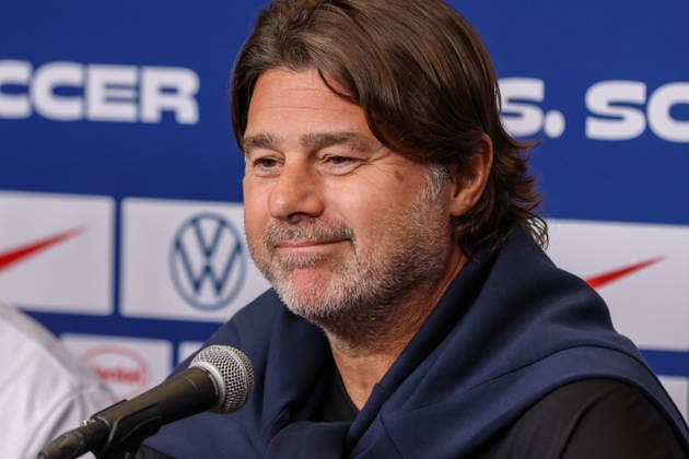 September 28, 2026, St. Louis, Missouri, USA: USA Soccer Head Coach MAURICIO POCHETTINO speaks during a press conference, PK, Pressekonferenz ahead of the USA vs. CHILE match at Energizer Park in St. Louis, Missouri, on September 28, 2026. St. Louis USA - ZUMAn332 20260928_zsp_n332_001 Copyright: xTaylorxNickersonx