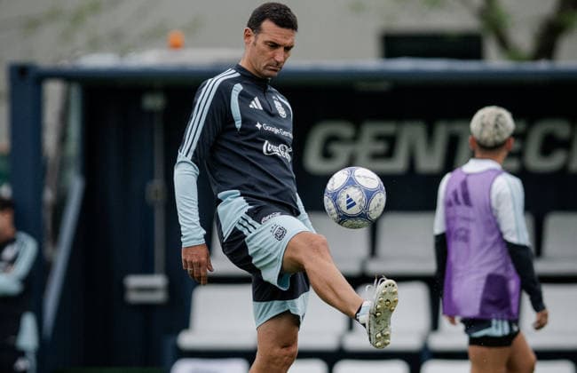 Lionel Scaloni. Entrenamiento de la Seleccion Argentina Foto: FOTOBAIRES Copyright: xxMATIASxPRINCx