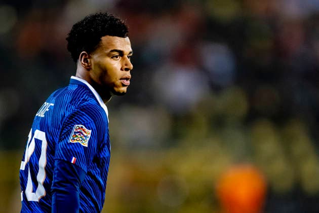 BRUSSEL - Frankrijk striker DÃ sirÃ DouÃ during the UEFA Nations League match between Belgie and Frankrijk at Koning Boudewijn Stadion on 28 September 2026 in Brussel, Belgie. (Photo by DeFodi Images) -