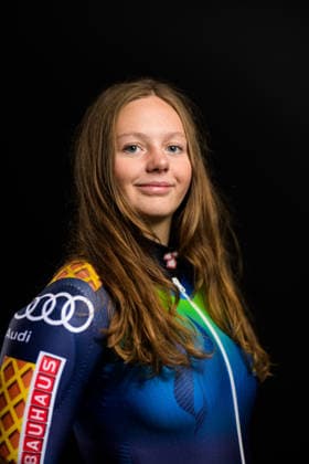 260928 Cornelia Öhlund of the Swedish national alpine skiing team poses for a portrait on September 28, 2026 in Stockholm. Photo: Joel Marklund BILDBYRAN kod JM JM0856 bbeng alpint alpine skiing sverige sweden porträtt portrait dam Copyright: JOELxMARKLUND BB260928JM184
