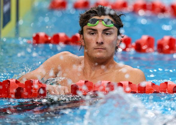 September 29, 2026, Sydney, Nsw, Australia: BEN ARMBRUSTER looks on after competing in the MenÃ¢â‚¬â ¢s 50m butterfly heats during the 2026 Australian Short Course Championships. Swimming 2026: Australian Short Course Championships  - ZUMAt173 20260929_zsp_t173_035 Copyright: xStephanexThomasx